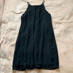 Black halter dress